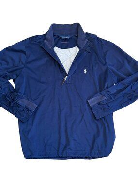 Vintage Polo Golf Ralph Lauren Navy Pullover Windbreaker Men's L 90s Sportwear